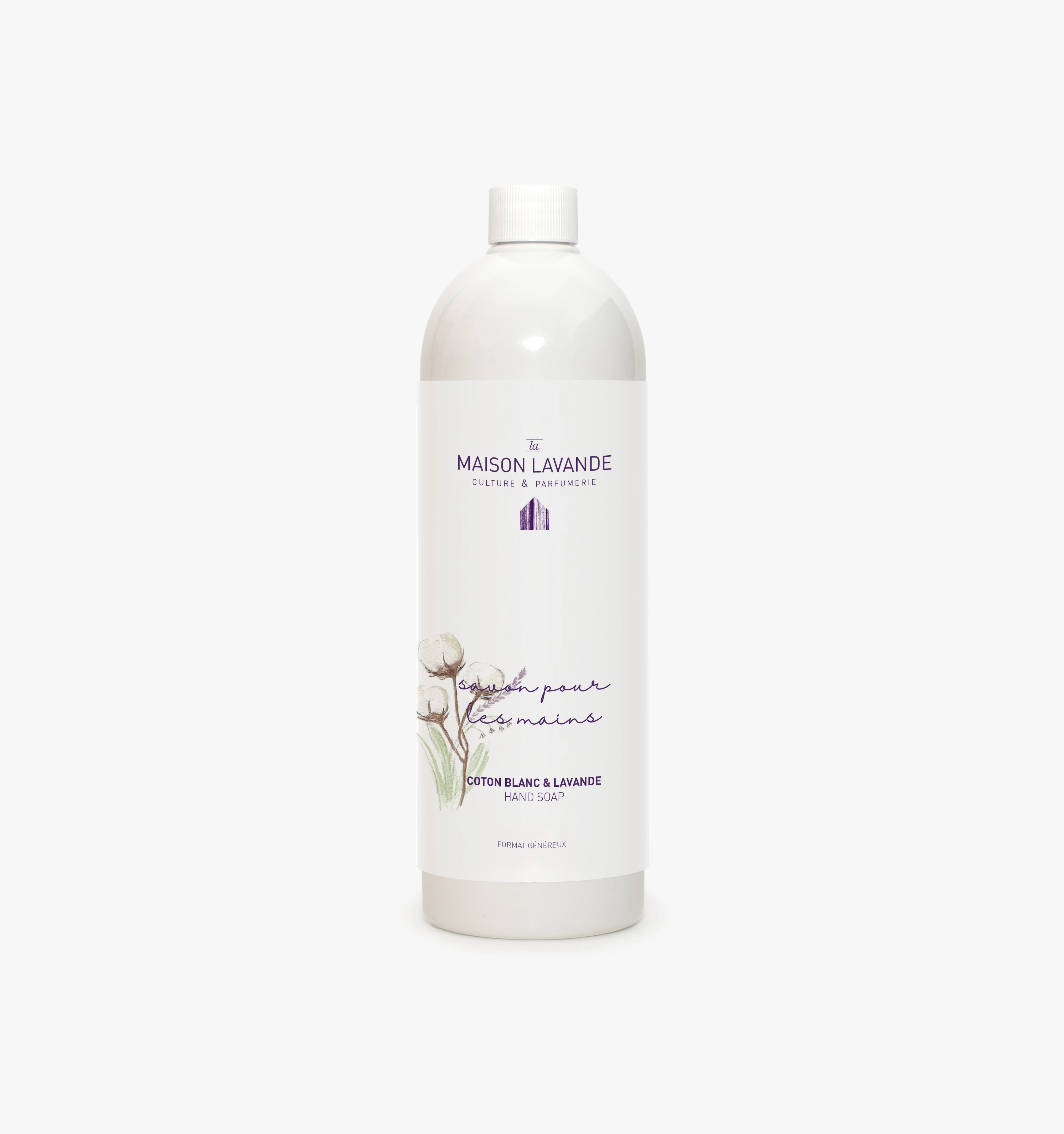 Savon pour les mains - Coton Blanc & lavande - Image 4